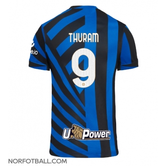 Billige Fotballdrakt Inter Milan Marcus Thuram #9 Replika Hjemmedrakt 2024-25 Kortermet